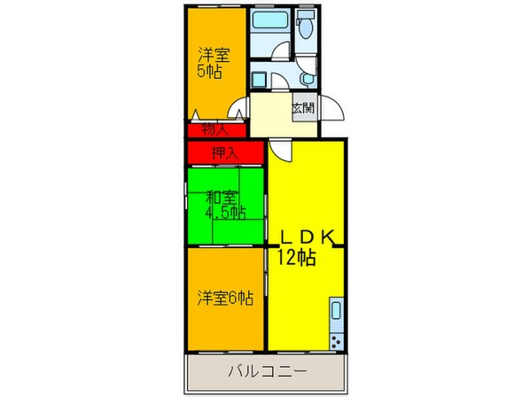 リアライズ東花園の物件間取画像